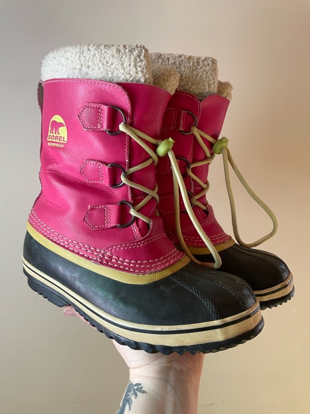 🐱 Sorel | Girls Size 5 Pink Boots